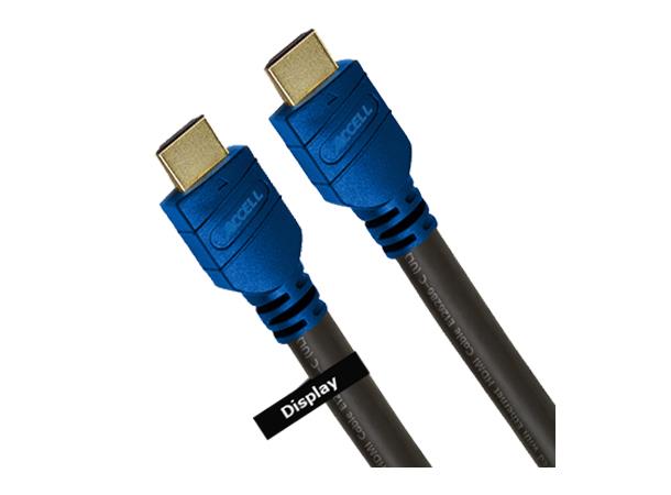 Accell HDMI High-Speed HEC - 25m Aktiv HDMI Kabel 24AWG Sort 4K